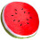 Red Plush Watermelon Seat Cushion Soft Decorative Throw Pillow 1