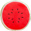 Red Plush Watermelon Seat Cushion Soft Decorative Throw Pillow 5