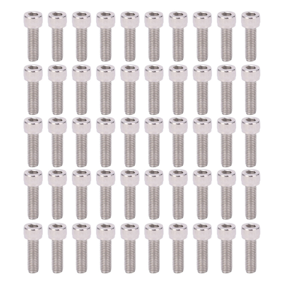 50Pcs Hex Socket Cap Head Screws Bolt 304 8320539891385