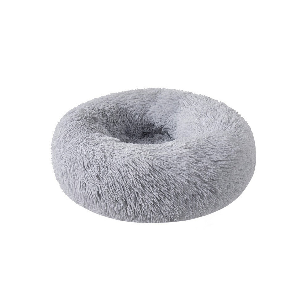 (70cm) Cat Puppy Calming Plush Cushion Round Pet Bed without Zippers and Non-removable-image-OPC-PKC7DRP-NEW