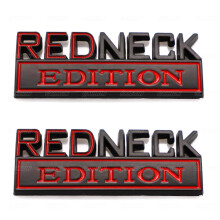2 ks Redneck Edition Znak Bocn strana auta Zadn predn kapota Odznak dver zavazadlovho prostoru 3D samolepka vhodn pro SUV Car Truck (Redneck Bl