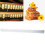 6pc Plastic Queen Bee Double Cell Bar Strip Set 8