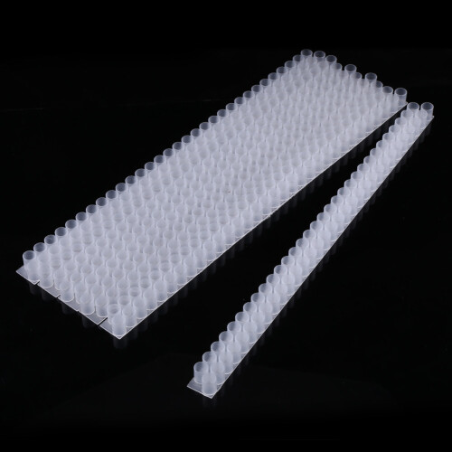 6pc Plastic Queen Bee Double Cell Bar Strip Set 1