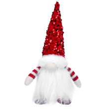 Set Of 5 Glowing Faceless Doll Christmas Figurine Indoor Decoration