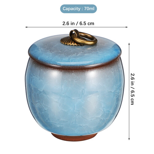 Small Pet Urn for Ashes Ceramic Keepsake for Dogs Cats 1