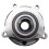TRQ Ensemble de roulements de moyeu de roue avant compatible avec Honda Civic 20172021 4