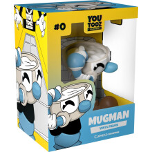 Youtooz Mugman Vinyl Figure 3,7 polegadas Mugman Action Figure Coleo Cuphead baseada em jogos Cuphead