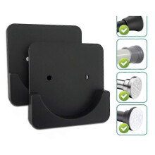 Adhesive Shower Curtain Rod Tension Holder,no Drilling ,2 Pack