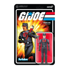 Super7 G.I. Joe Cobra Snakeling Fabrieksarbeider Snor (roze) 3,75 in reactiefiguur