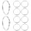 20 Pcs Snap Stationery Circle Office Loose-Leaf For Paper Binding 1