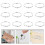 20 Pcs Snap Stationery Circle Office Loose-Leaf For Paper Binding 6
