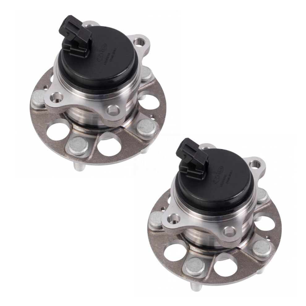 Trq Rear Wheel Hub Bearings Assembly Set Compatible With 20172020 Hyundai Elantra 20182022 Kona 195591322676