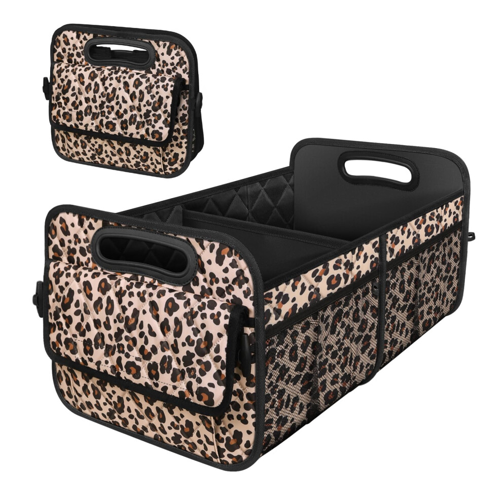 Deosk Car Trunk Organzier For Suv Car Organziers And Storage With 6 Big Pocket For Womenmen 50L Waterproof Polyester Trunk Organzier For Minivant 735280752225