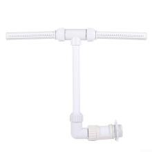 Swimming Pool Dual Spray Fountain Water Feature with Height Control Adjustable 360 Degree Mist System for Above Ground and In-Ground Pools