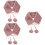 3pcs Plush Scarf Neck Strap Middle Length Miss 7