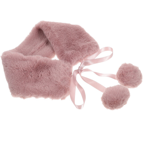 3pcs Plush Scarf Neck Strap Middle Length Miss