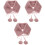 3pcs Plush Scarf Neck Strap Middle Length Miss 3