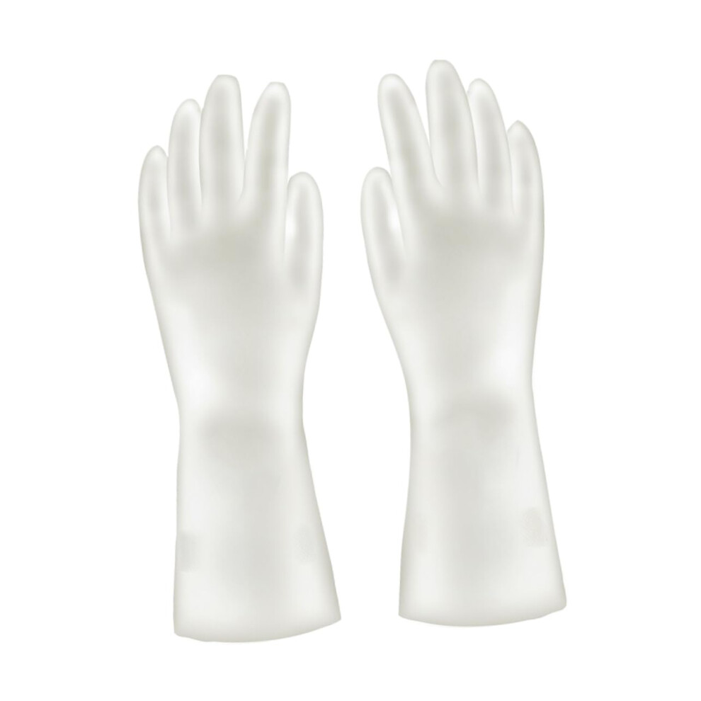 2 Pair Kitchen Rubber Cleaning Gloves for Dishwashing and Gardening, Comfortable Fit, Durable Latex, Household Essentials-image-OPC-PKC7JJJ-NEW