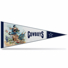 Rico Industries NFL Voetbal Dallas Cowboys "The Fan" 12" x 30" Vilt Wanddecoratie