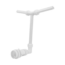 Water Fountain for Pool - Adjustable Height Glow in the Dark Swimming Pool Fountain with High-Pressure Double Nozzle
