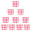 10pcs Paper Pink For Banquet Recyclable Use 6