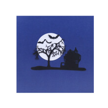3d Multi Color Bat Greeting Festival Paper Craft