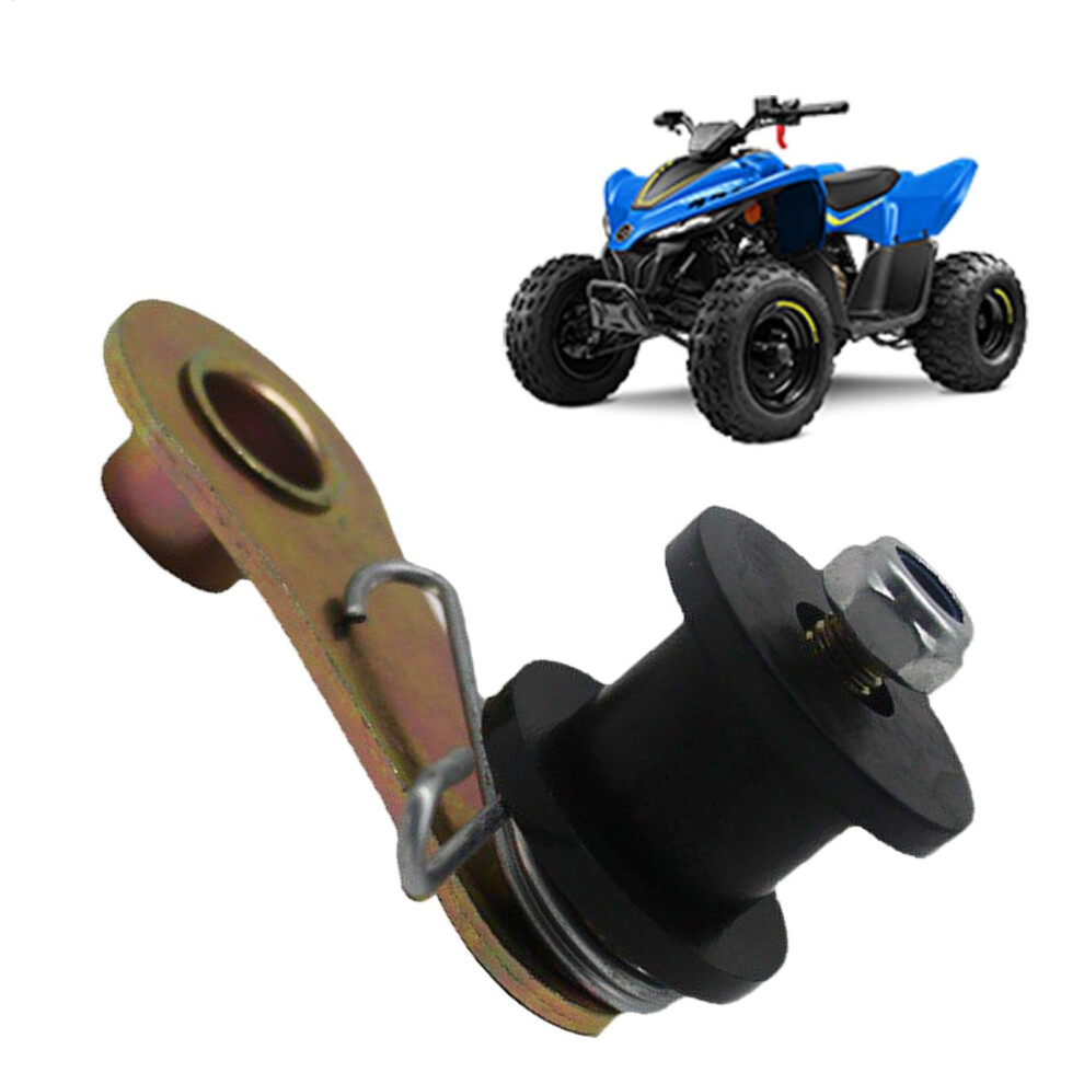 Chain Tensioner For Motorcycle - Adjustable Chain Tensioner Adjuster Roller For Road Cycling, Durable Material Black 6038364134912