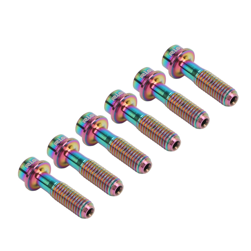 6Pcs M5x18mm Alloy Bike Fixed Stem Bolts For Mountain & Road Bikes 7891346650225