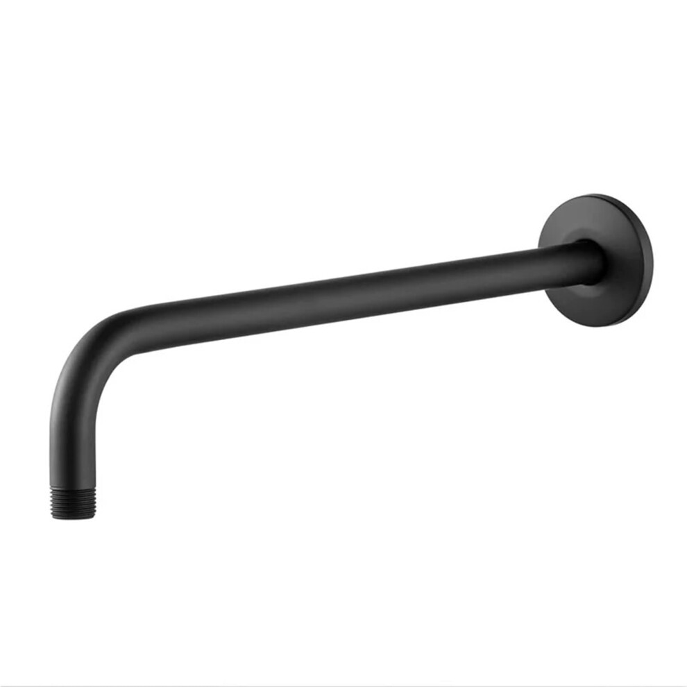Shower Head Extension Arm L Shaped 52Cm G1/2 Stainless Steel Black Fixed Pipe Tube For Bathroom Showerhead Accessories 9016109663320