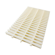 Overflow Drain Grating 30x100CM, Durable ABS Plastic Floor Cover for Indoor/Outdoor Use, 5-Pack for Pools Patios Gardens