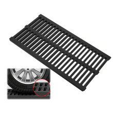 Durable High Polymer Drainage Grating 50X20X4CM Black - Lawn & Driveway Trench Drain Covers, Prevents Leaves & Blockages