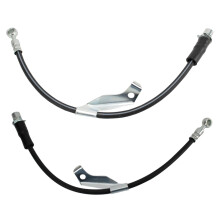 TRQ voorremslangset compatibel met 2012-2013 Chevrolet Captiva Sport 2007-2009 Equinox Pontiac Torrent 2008-2010 Saturn Vue Suzuki XL-7