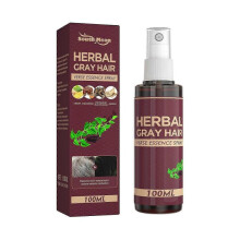 Herbal Gray Hair Care Spray, Polygonum Multiflorum And Herb Extract, Strengthens Hair, Moisturizes Hair