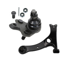 Brao de controle inferior dianteiro esquerdo TRQ com conjunto de junta esfrica lado dos drivers compatvel com 2005-2010 Scion tC
