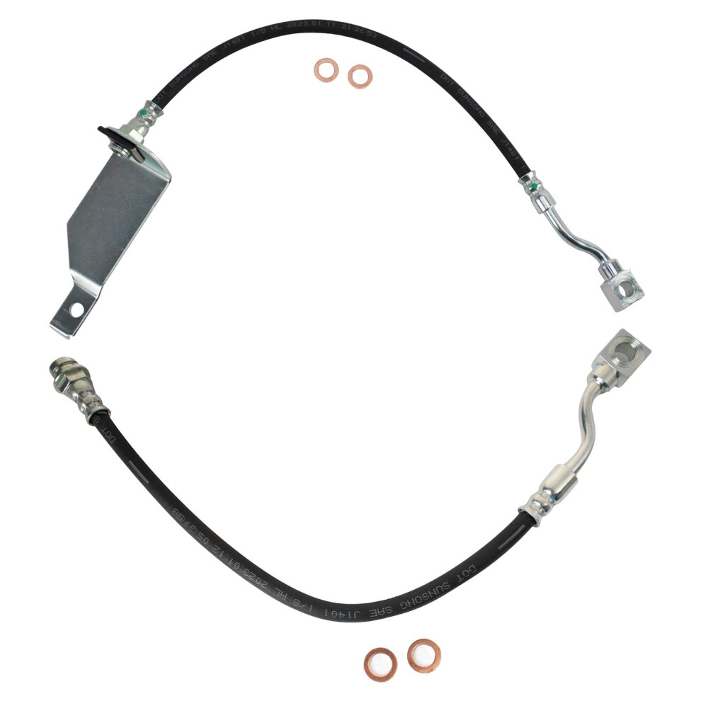 Trq Rear Brake Hose Compatible With Chevrolet Silverado Suburban Gmc Sierra Yukon 195591638906