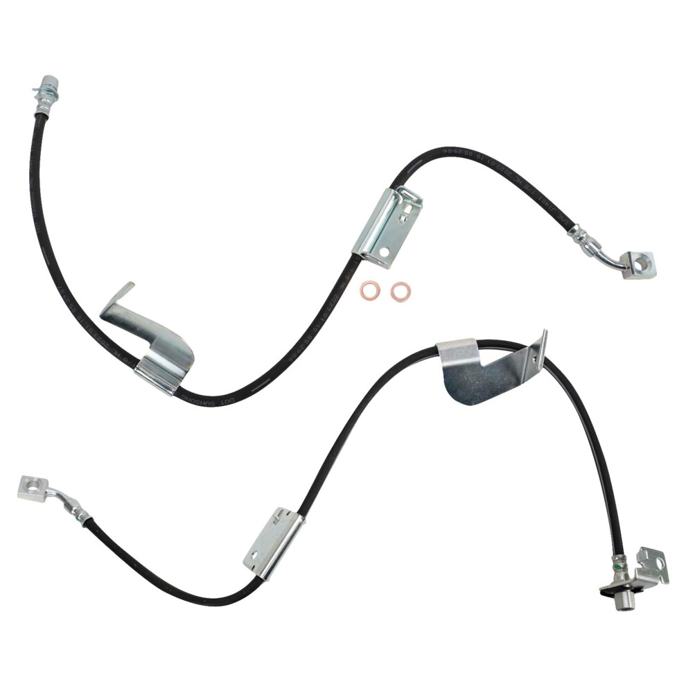 Trq Front Brake Hose Set Compatible With 20032017 Chevrolet Express 2500 Express 3500 20102016 Express 4500 Gmc Savana 2500 Savana 3500 20112016 195591637831