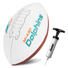 Balón de Autógrafos NFL Miami Dolphins de Franklin Sports - Balón Souvenir Oficial para Firmas