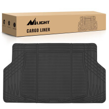 Nilight rubberen bagagematten voor auto's, vrachtwagens, SUV's, universele bekleding, geschikt voor de meeste voertuigen, bescherming tegen alle