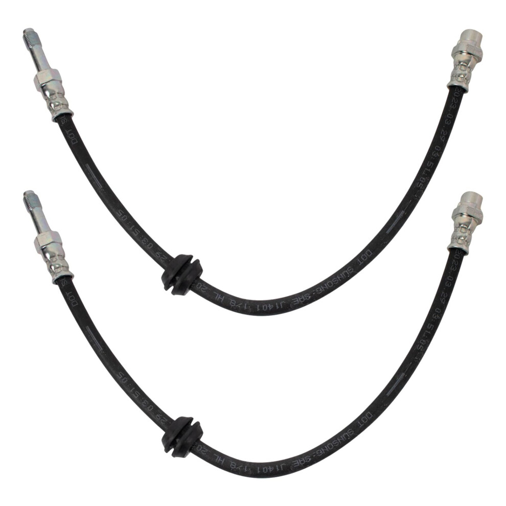 Trq Front Brake Hose Set Compatible With 2000 Bmw 323Ci 19992000 323I 20012006 325Ci 20012005 325I 328Ci 328I 1999 328Is 330Ci 330I 20032008 Z4 195591636902