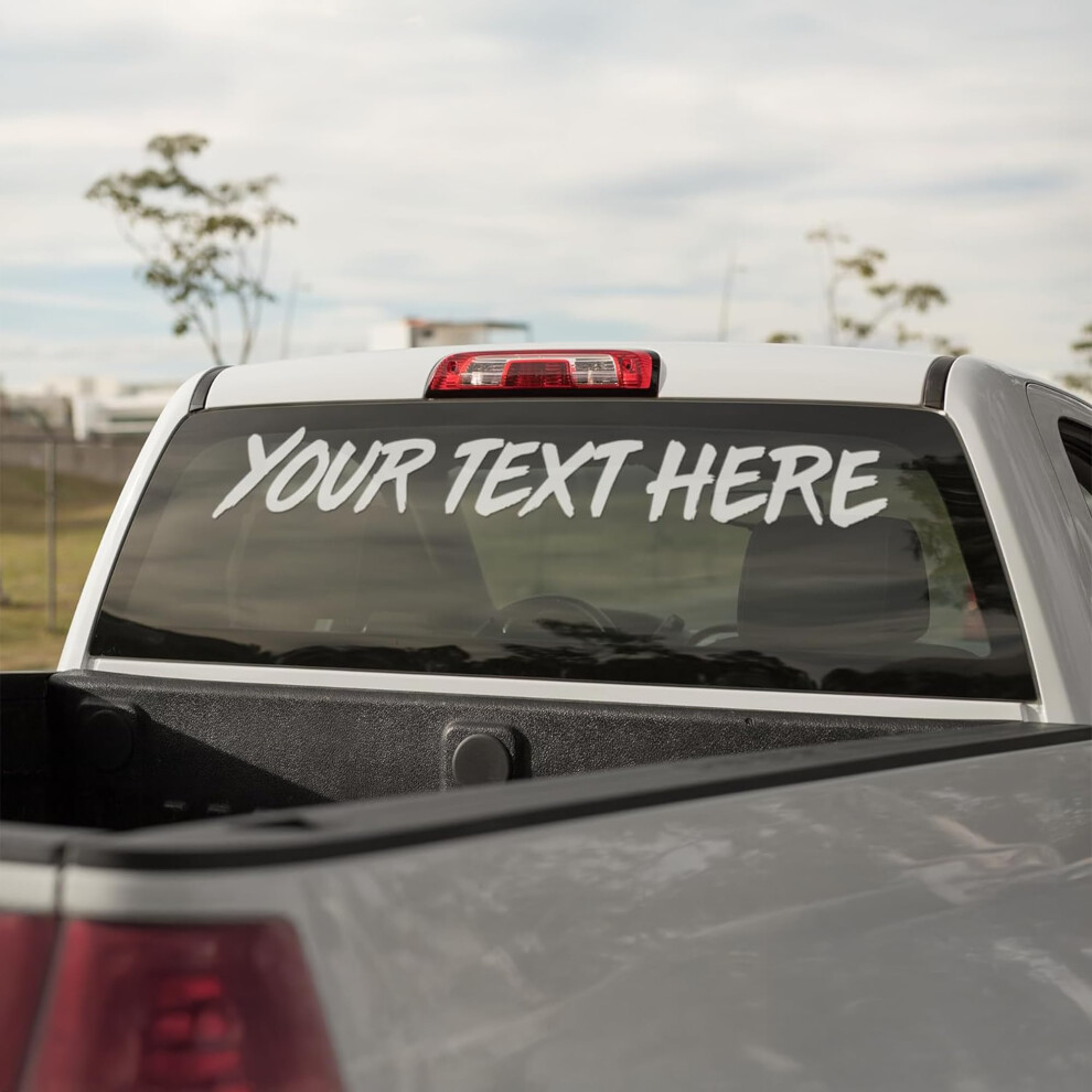 Vulgrco Custom Windshield Decal Design Your Own Windshield Banner Or Custom Window Decals For Cars Trucks Suvs Durable Vinyl Windshield Stick 850053366253