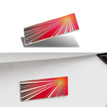 YHCDSEA Dual Motor Badge Emblem Sticker Plaid Decor Kompatibel til Model 3 Y X S Tilbehr (Juniper Badge)