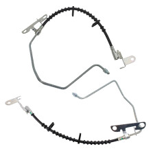TRQ Bremsschlauch-Set hinten, kompatibel mit Chrysler Town Country 20032004, Dodge Grand Caravan 20032005