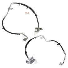 TRQ Vorderradbremsschlauch-Set, kompatibel mit Jeep Grand Cherokee 20032004