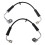 TRQ Front Brake Hose Set Compatible with 2007 Jeep Wrangler 1