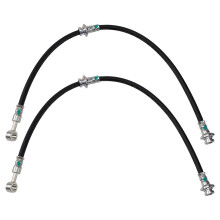 TRQ Vorderradbremsschlauch-Set, kompatibel mit 19972003 INFINITI QX4 19962004 Nissan Pathfinder