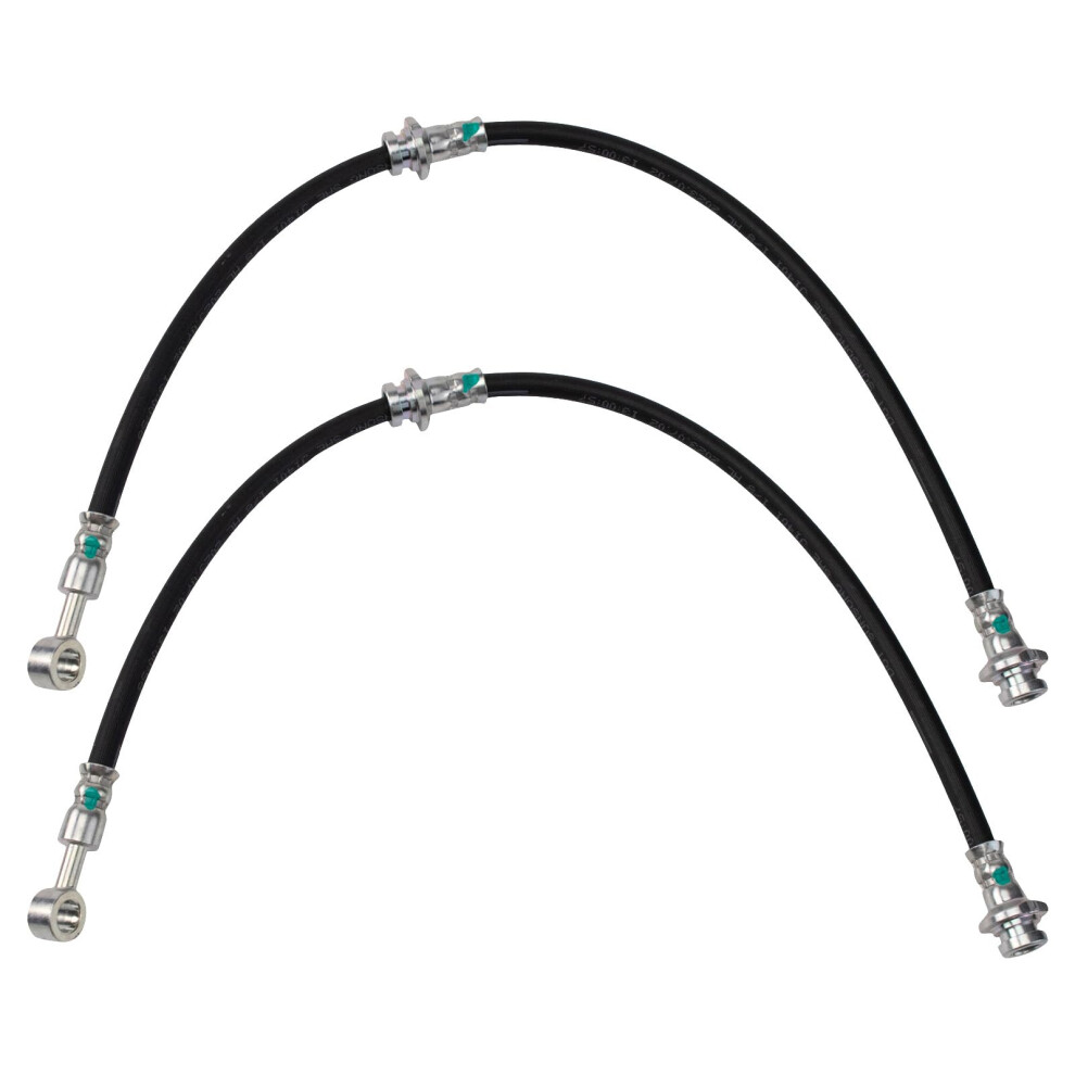 Trq Front Brake Hose Set Compatible With 19972003 Infiniti Qx4 19962004 Nissan Pathfinder 195591636964