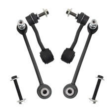 TRQ Stabilisator-Verbindungsset fr vordere und hintere Stabilisatoren, kompatibel mit Jeep Wrangler 20182023