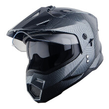 1Storm Dual Sport Motorrad Motocross Off Road Integralhelm Dual Visier
