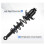 YITAMOTOR Rear Complete Strut Quick Struts Shocks and Coil Spring Assembly Compatible with 2004-2009 Prius 4