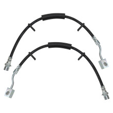 TRQ Vorderradbremsschlauch-Set, kompatibel mit 20112021 Dodge Durango 20112015 Jeep Grand Cherokee